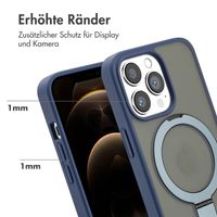 Accezz Ring Stand Backcover mit MagSafe Apple iPhone 13 Pro - Blau