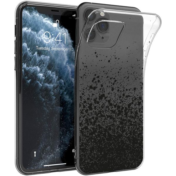 imoshion Design Hülle iPhone 11 Pro - Spritzer - Schwarz