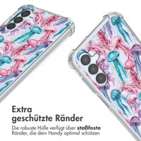 imoshion Design Hülle mit Band Samsung Galaxy A15 (5G/4G) - Jellyfish Watercolor