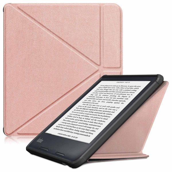 imoshion Klappbare Klapphülle für das Kobo Sage / Tolino Epos 3 - Rose Gold