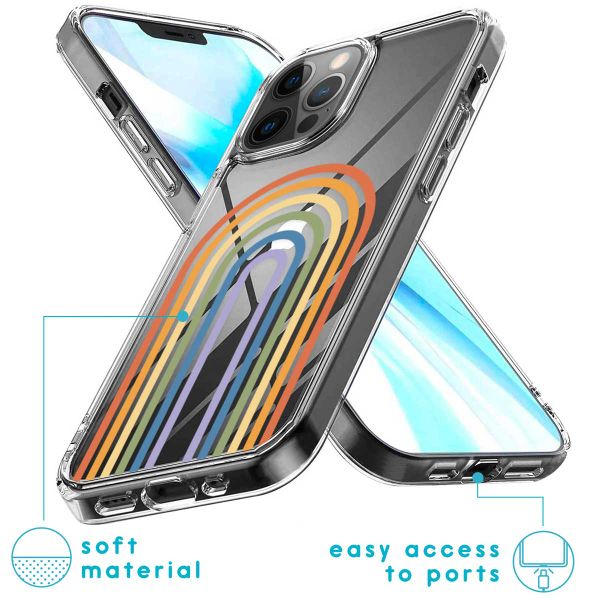 imoshion Design Hülle für das iPhone 12 (Pro) - Rainbow