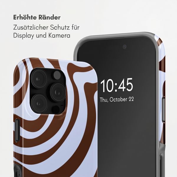 Selencia Vivid Rückabdeckung mit MagSafe Apple iPhone 16 Pro - Dream Swirl Chocolate