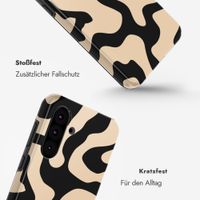 Selencia Vivid Back Cover Samsung Galaxy A36 / A56 - Art Wave Black