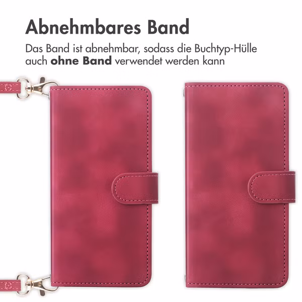 imoshion Klapphülle mit Kordel Samsung Galaxy A37 (5G) - Rot