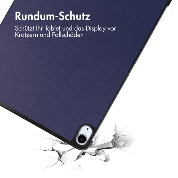 imoshion Trifold Klapphülle für das iPad Air 13 inch (2024) M2 - Dunkelblau