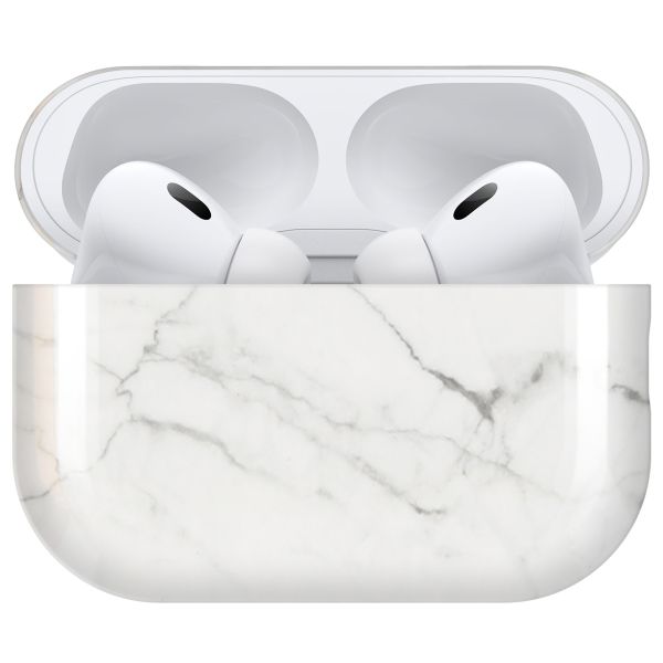 imoshion Hardcover Case für das AirPods Pro 2 - White Marble