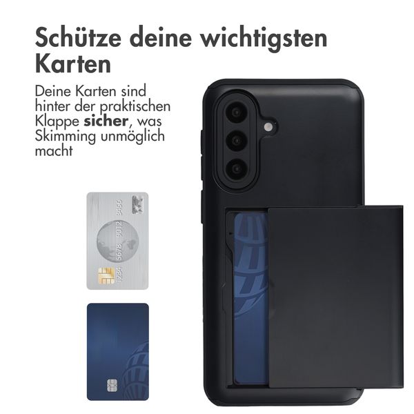 imoshion Backcover mit Kartenfach Samsung Galaxy A57 (5G) - Schwarz