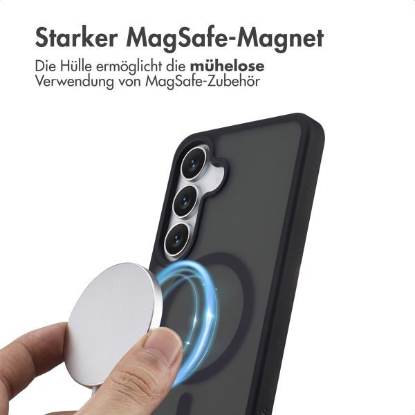 imoshion Color Guard Back Cover mit MagSafe Samsung Galaxy S25 FE - Schwarz