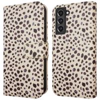imoshion Design Klapphülle Samsung Galaxy S21 FE - Black And White Dots