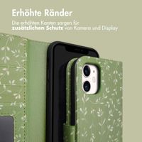 imoshion Design Klapphülle Apple iPhone 11 - Green Flowers