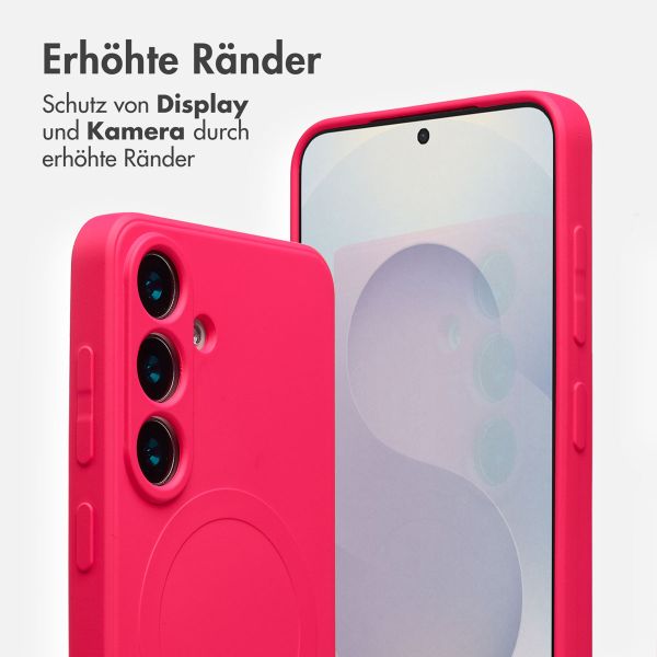 imoshion Color Back Cover mit MagSafe Samsung Galaxy S25 - Neon Pink