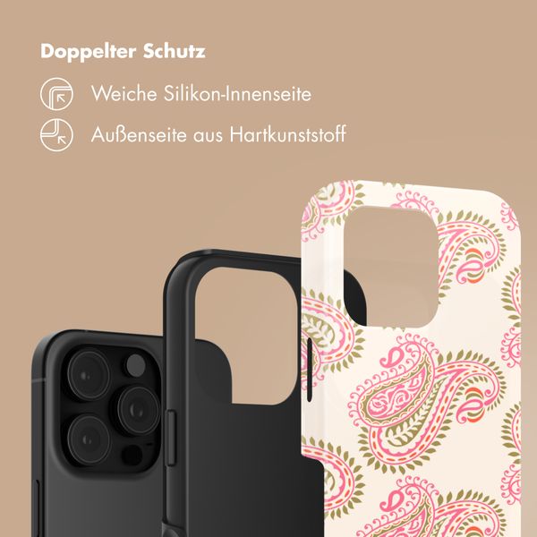 Selencia Vivid Back Cover Apple iPhone 16 Pro Max - Paisley Blush