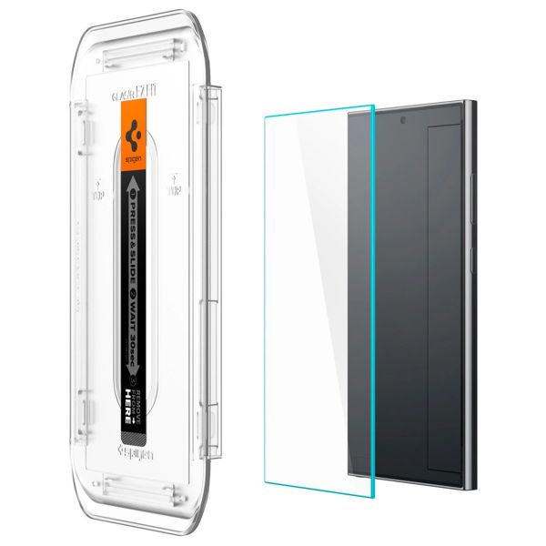 Spigen GLAStR Fit Displayschutzfolie + Applicator für das Samsung Galaxy S24 Ultra