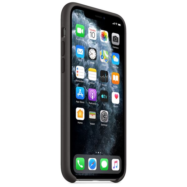 Apple Silikon-Case Schwarz für das Apple iPhone 11 Pro