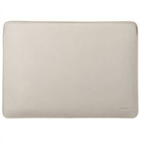 Accezz Leather Laptop Hülle Apple MacBook 14 Zoll - Laptop Sleeve - Beige