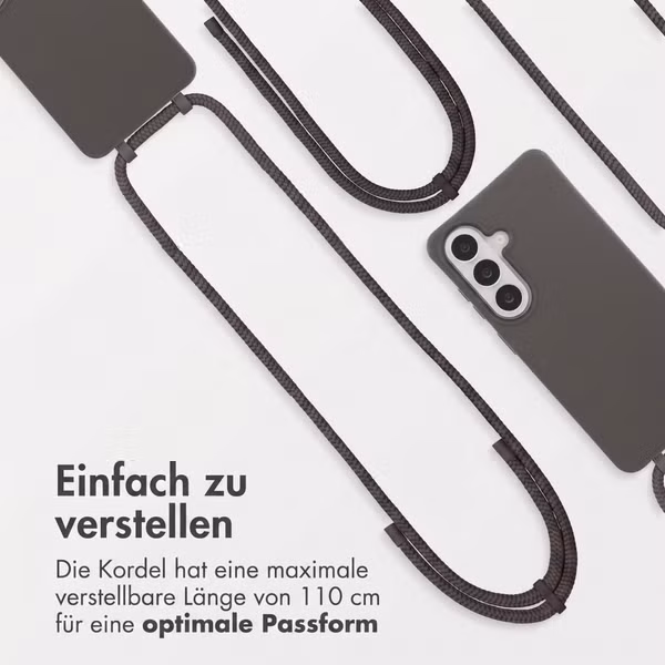 imoshion Color Backcover mit abnehmbarem Handykette und MagSafe Samsung Galaxy S26 - Black Coffee