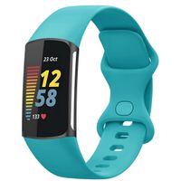 imoshion Silikonband für das  Fitbit Charge 5 / 6 - S - Türkis