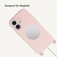 Selencia Rivièra Backcover mit MagSafe mit abnehmbaren Haken Apple iPhone 16 - Sorbet Pink