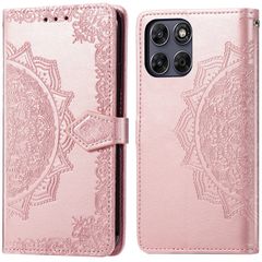 imoshion Mandala Klapphülle Motorola Moto G77 - Rose Gold