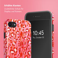 Selencia Vivid Tough Back Cover für das iPhone SE (2022 / 2020) / 8 / 7 - Wild Spots Lipstick