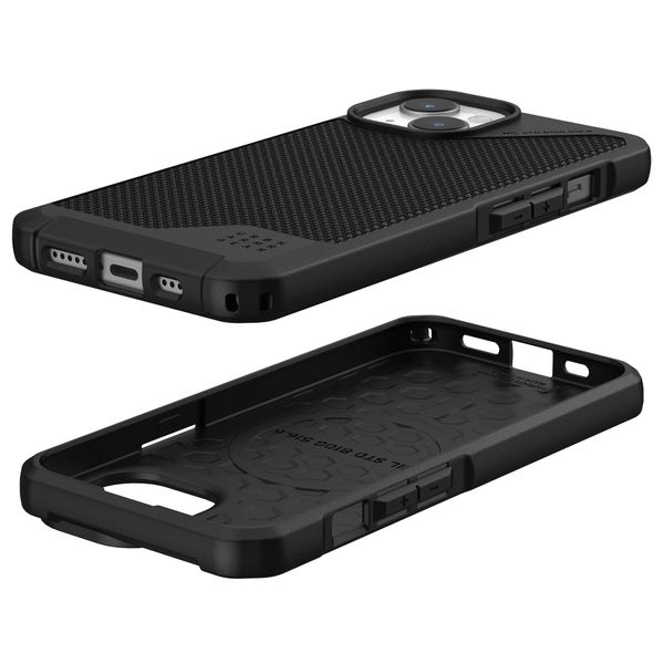 UAG Back Cover Metropolis LT MagSafe für das iPhone 15 - Kevlar Black