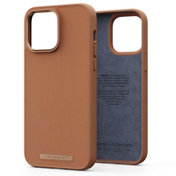 Njorð Collections Genuine Leather Case für das iPhone 14 Pro Max - Cognac