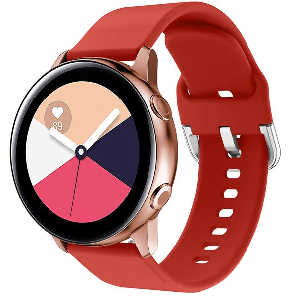 imoshion Silikonband für das  Samsung Galaxy Watch 4 / 5 / 6 / 7 / FE (20 mm) - Rot