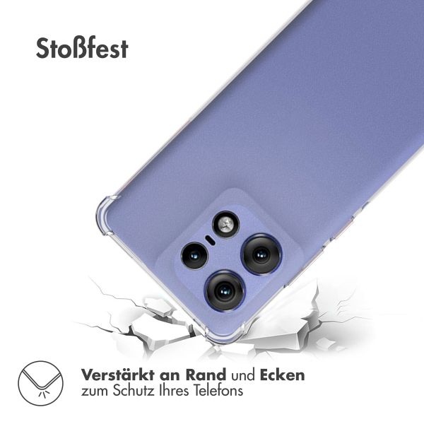 imoshion Shockproof Case für das Motorola Edge 50 Pro- Transparent