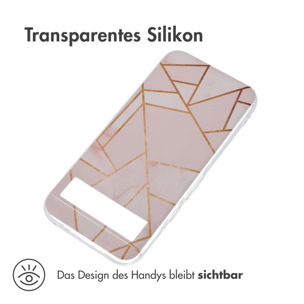 imoshion Design Hülle für das Google Pixel 8a - Pink Graphic