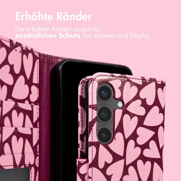 imoshion Design Klapphülle Samsung Galaxy S25 - Hearty Blush