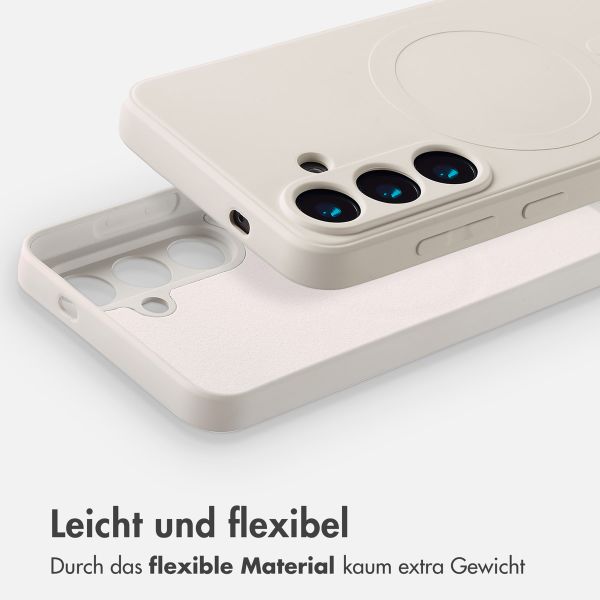 imoshion Color Back Cover mit MagSafe für das Samsung Galaxy S25 - Beige