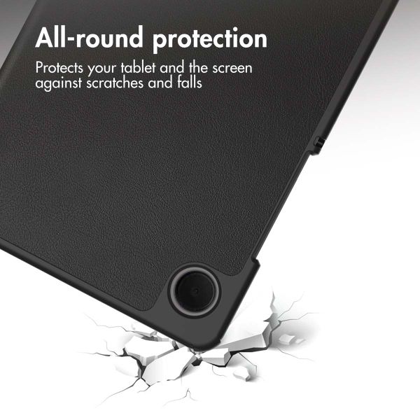 imoshion Trifold Klapphülle Samsung Galaxy Tab A11 / A9 8.7 Zoll - Schwarz