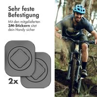 Accezz EasyLock handyhalterung Fahrrad - Inklusive Hülle für das iPhone 14 Pro - Aluminium - 360 Grad drehbar - Schwarz