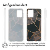 imoshion Design Hülle für das Motorola Moto G54 - Black Graphic