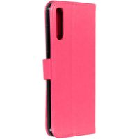Kleeblumen Klapphülle Fuchsia für das Samsung Galaxy A70
