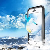 Redpepper Dot Plus Waterproof Case für das Apple iPhone SE (2022 / 2020) / 8 / 7 / 6(s) - Schwarz