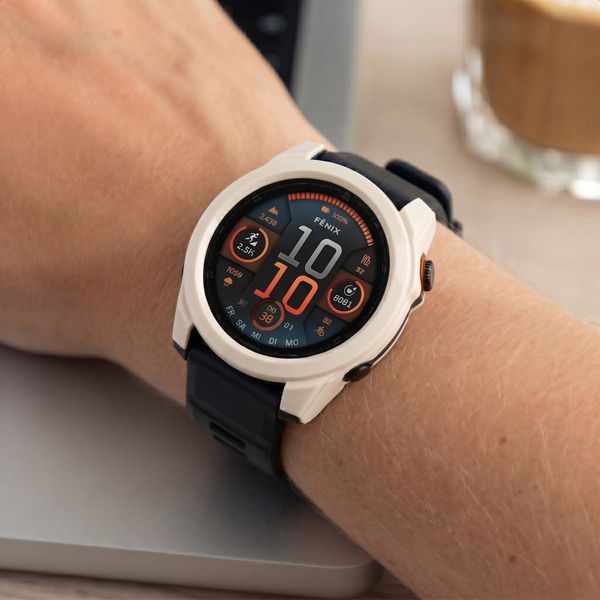 imoshion Full Cover Hard Case Garmin Fenix 8 - 47 mm - Beige