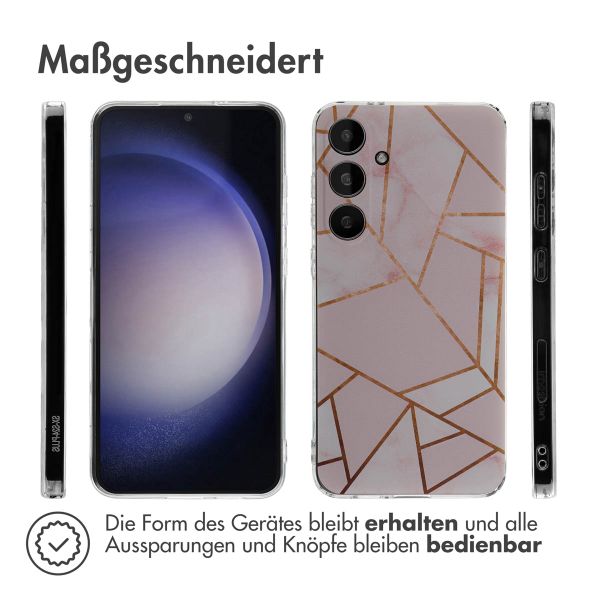 imoshion Design Hülle Samsung Galaxy S24 Plus - Pink Graphic