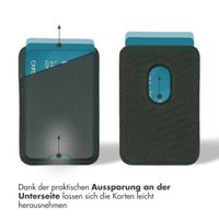 Accezz Leather Cardholder MagSafe - Kartenhalter mit MagSafe - Cedar Green