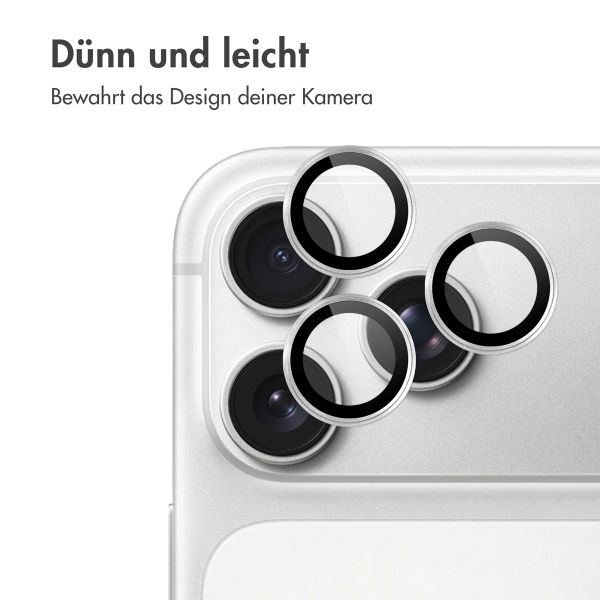 imoshion 2er Pack Kameraobjektivschutz für das Apple iPhone 17 Pro / 17 Pro Max - Silber