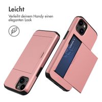 imoshion Backcover mit Kartenfach Apple iPhone 14 - Rosé gold