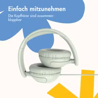 imoshion Kinderkopfhörer mit AUX-Kabel - Dezibelbegrenzer - Mint Green