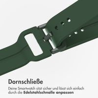 imoshion Silikonarmband für Samsung Galaxy Watch 4 / 5 / 6 / 7 (20 mm) - Dunkelgrün