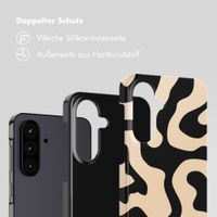 Selencia Vivid Back Cover Samsung Galaxy A57 (5G) - Art Wave Black