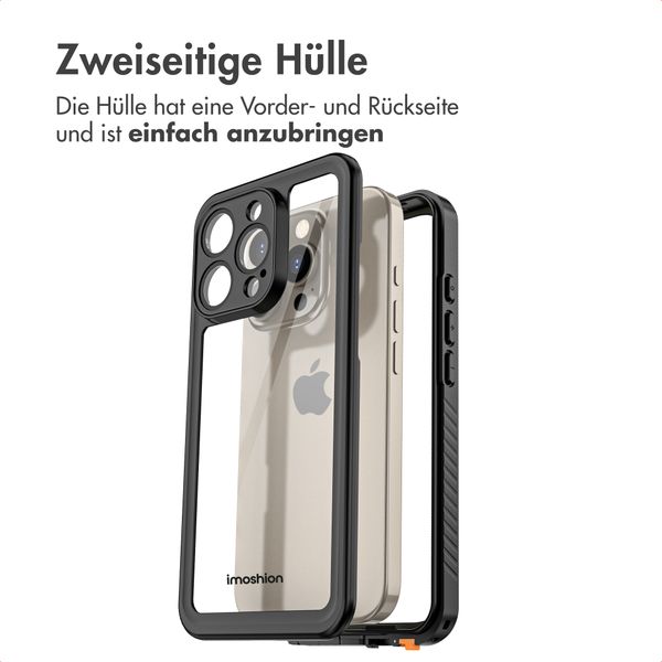 imoshion Wasserdichte 360 Hülle Apple iPhone 16 Pro Max - Schwarz