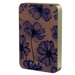 Burga Magnetische Powerbank 5.000 mAh - Geeignet für MagSafe und Qi2 - Velvet Night / Gold