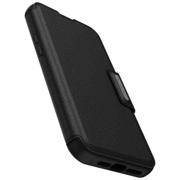 OtterBox ﻿Strada-Klapphülle MagSafe für das iPhone 15 Pro Max - Schwarz