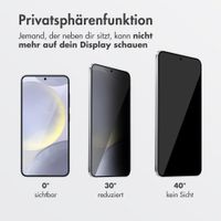 Accezz Sichtschutz-Schutzglas mit Applikator Samsung Galaxy S24 FE