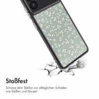 imoshion Design Hülle Samsung Galaxy S26 Plus - Smoke Green Flowers