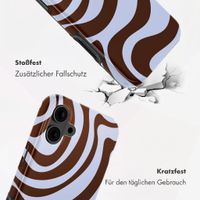 Selencia Vivid Back Cover Apple iPhone 16 - Dream Swirl Chocolate